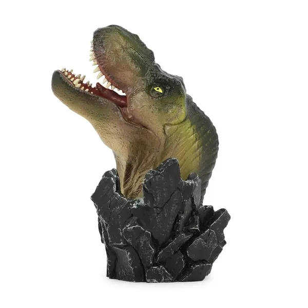 Green_Dinosaur_Bust_Hand_Painted_Collectible_Resin_Cartoon_Figurine