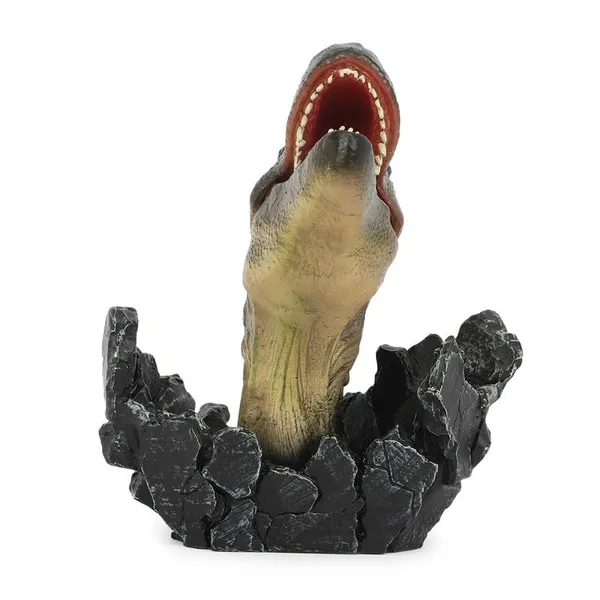 Green_Dinosaur_Bust_Hand_Painted_Collectible_Resin_Cartoon_Figurine