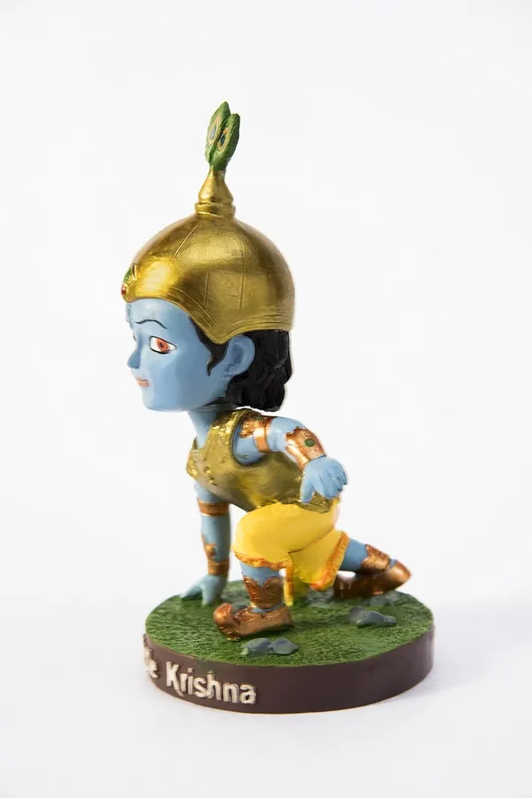 Blue_Little_Krishna_Bobblehead_Handmade_Cartoon_Figurine