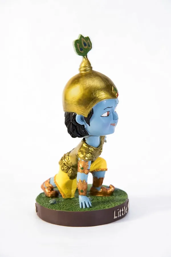 Blue_Little_Krishna_Bobblehead_Handmade_Cartoon_Figurine