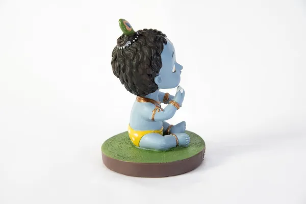 Little_Krishna_Bobblehead_Handmade_Cartoon_Figurine