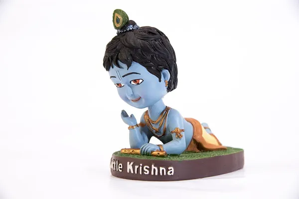 Little_Krishna_Lying_Bobblehead_Handmade_Cartoon_Figurine