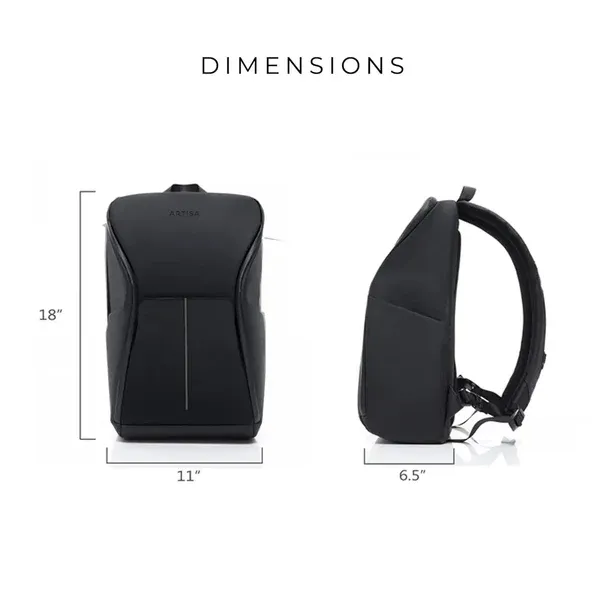 Black_Wax_Leather_Premium_&_Elegant_Laptop_Backpack_For_Unisex