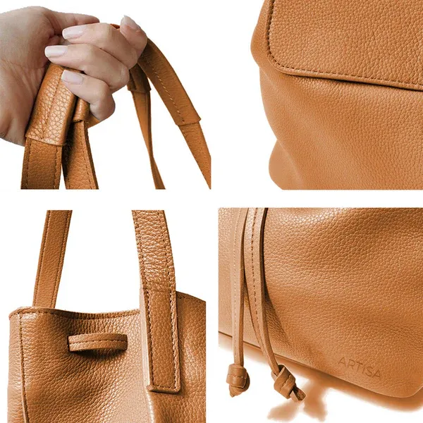 Orange_Faux_Leather_Premium_&_Elegant_Tote_Bags_For_Women