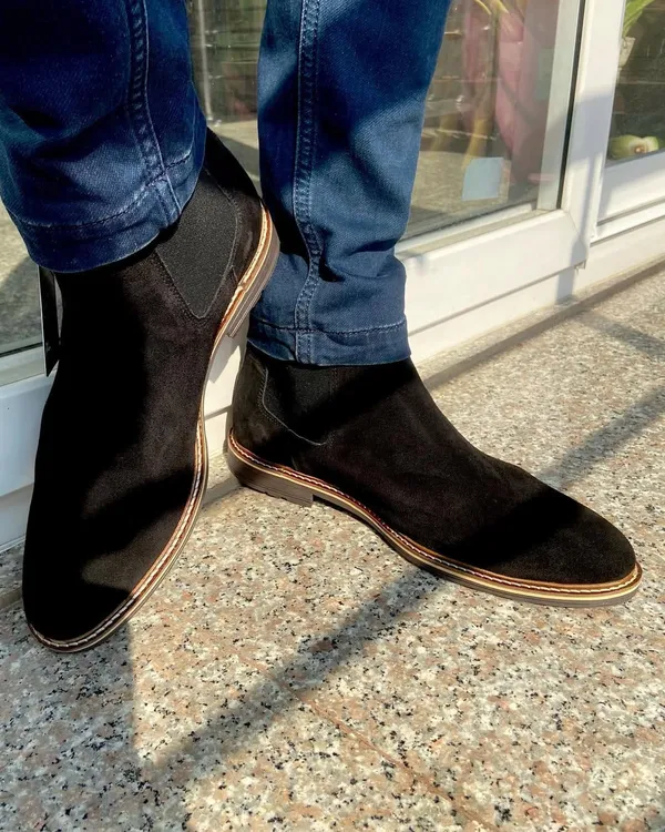 Black_Swed_Leather_Chealsea_Boot_For_Men