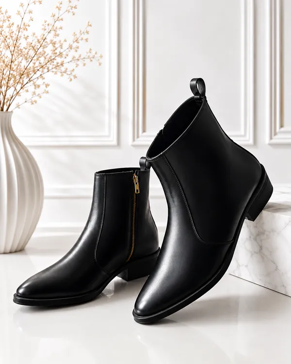 Black_Leather_Cuban_Heel__Boots_For_Men_Premium_&_Elegant
