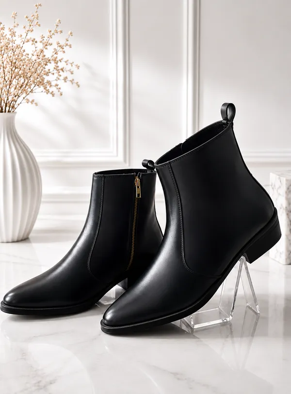 Black_Leather_Cuban_Heel__Boots_For_Men_Premium_&_Elegant