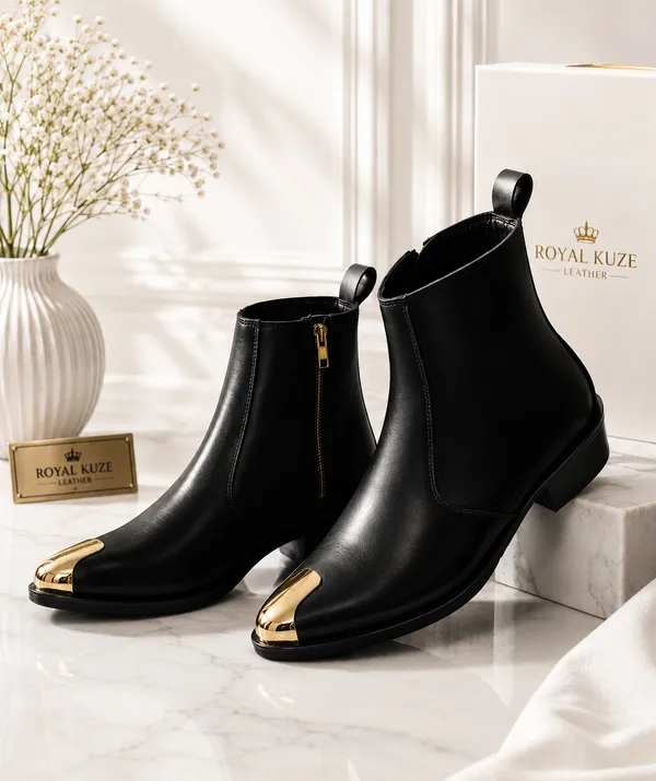 Black_Leather_Cuban_Heel_Boots_with_Metal_Toe_For_Men_Premium_&_Luxury
