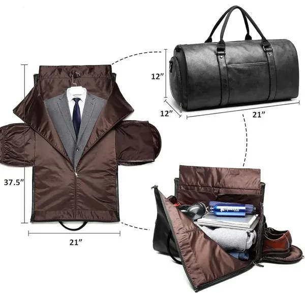 Black_Wax_Leather_Premium_&_Elegant_Duffel_Bag_For_Unisex