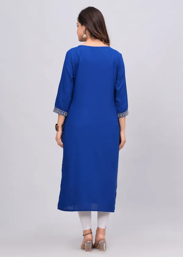 Blue_Sequins_Embroidered_Solid_Straight_Kurta_For_Women