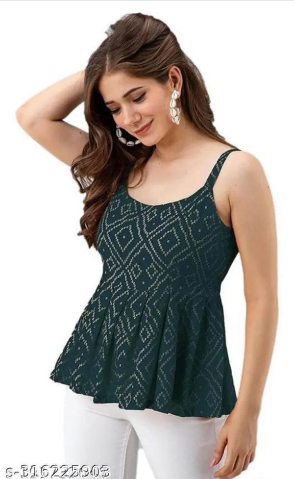 Green_Floral_Printed_Regular_Cami_Crop_Tops_For_Women