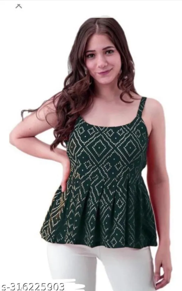 Green_Floral_Printed_Regular_Cami_Crop_Tops_For_Women