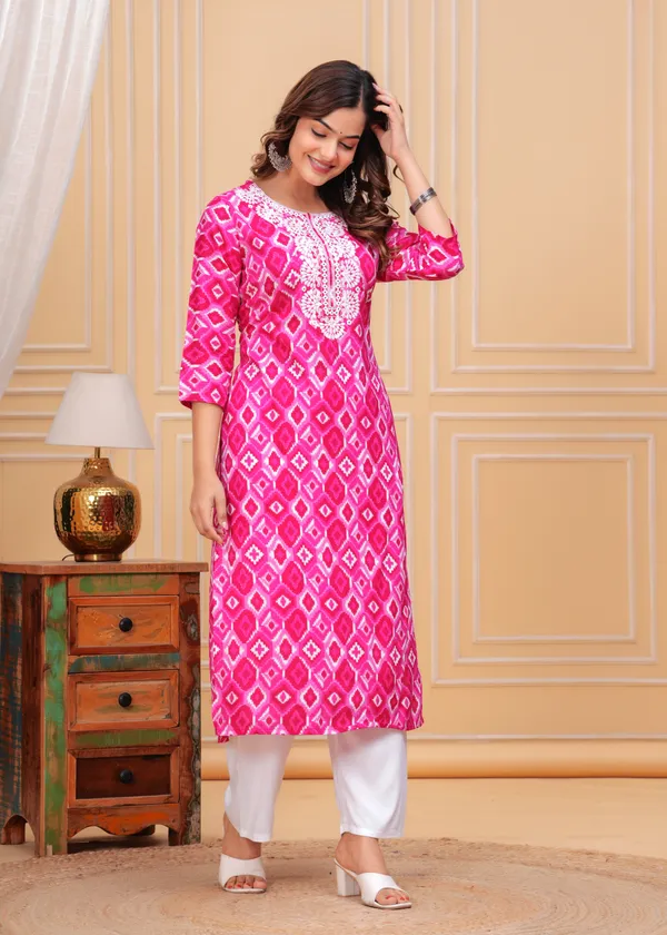 Pink_Geometric_Printed_Embroidered_Mirror_Work_Straight_Kurta_For_Women
