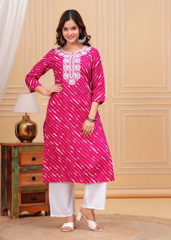 Rani_Leheriya_Printed_Embroidered_Mirror_Work_Straight_Kurta_For_Women