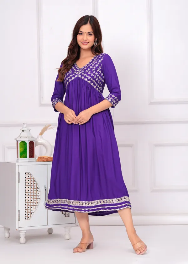 Purple_Embroidery_Ethnic_Dress_For_Women