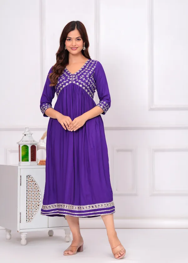 Purple_Embroidery_Ethnic_Dress_For_Women