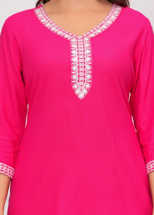 Dark_Pink_Embroidered_Top_For_Women