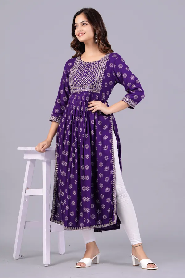 Pink_Floral_Embroidered_Regular_Mirror_Work_Anarkali_Kurta_With_Palazzos_&_Dupatta_For_Women