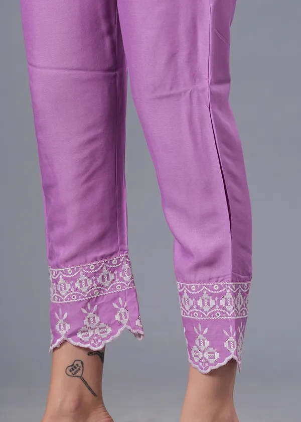 Light_Purple_Floral_Embroidered_Regular_Sequinned_Anarkali_Kurta_With_Palazzos_&_Dupatta_For_Women