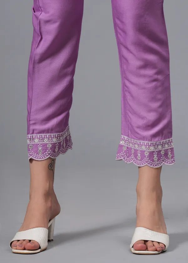 Light_Purple_Floral_Embroidered_Regular_Sequinned_Anarkali_Kurta_With_Palazzos_&_Dupatta_For_Women