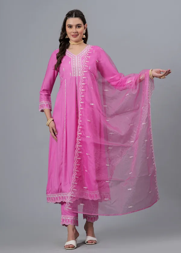 Pink_Ethnic_Motifs_Embroidered_Regular_Sequinned_Anarkali_Kurta_With_Palazzos_&_Dupatta_For_Women