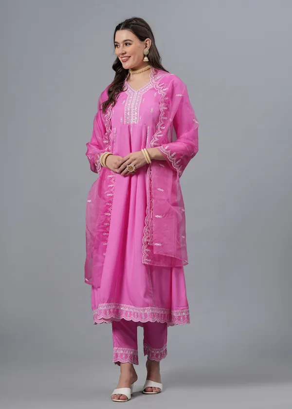 Pink_Ethnic_Motifs_Embroidered_Regular_Sequinned_Anarkali_Kurta_With_Palazzos_&_Dupatta_For_Women
