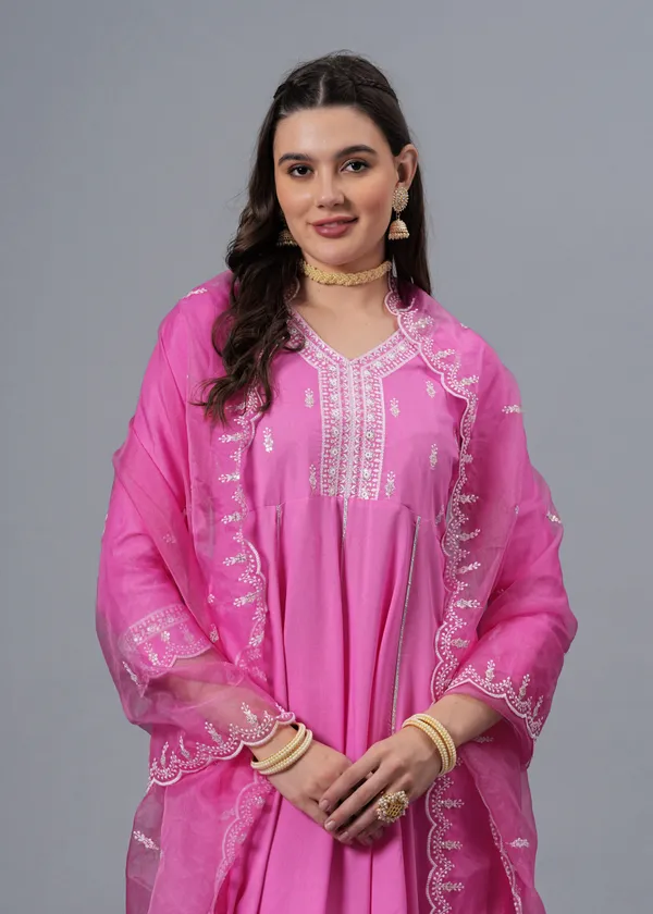 Pink_Ethnic_Motifs_Embroidered_Regular_Sequinned_Anarkali_Kurta_With_Palazzos_&_Dupatta_For_Women
