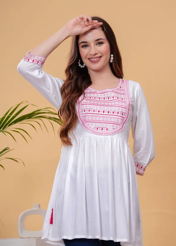 White_Embroidered_Top_For_Women
