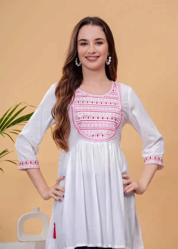 White_Embroidered_Top_For_Women
