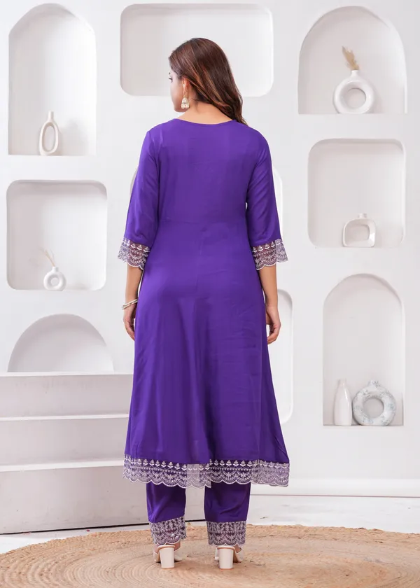 Purple_Floral_Embroidered_Thread_Work_Anarkali_Kurta_With_Palazzos_&_Dupatta_For_Women