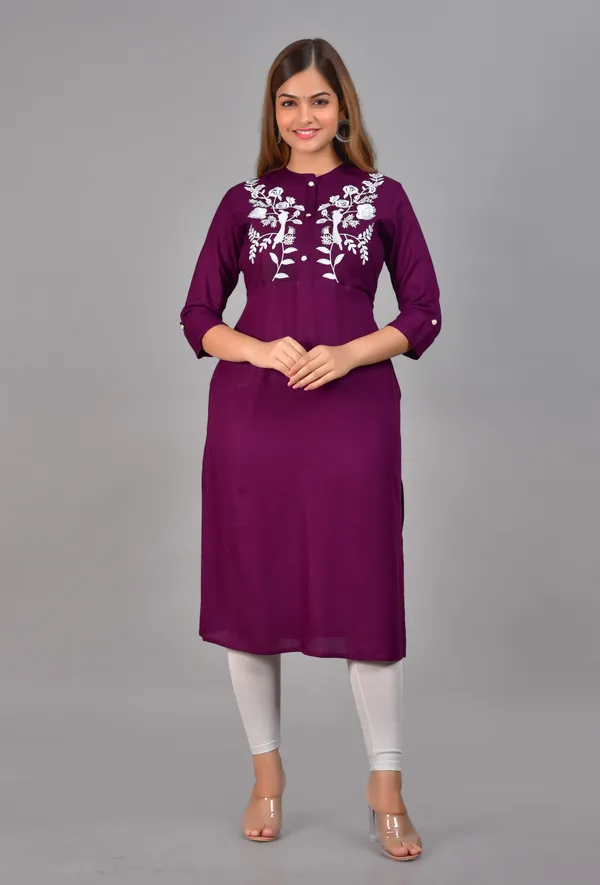 Purple_Embroidered_Straight_Kurta_For_Women