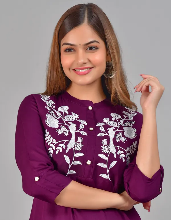 Purple_Embroidered_Straight_Kurta_For_Women