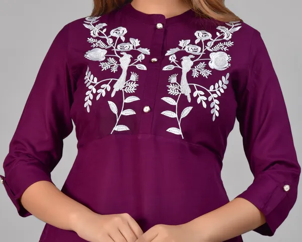 Purple_Embroidered_Straight_Kurta_For_Women