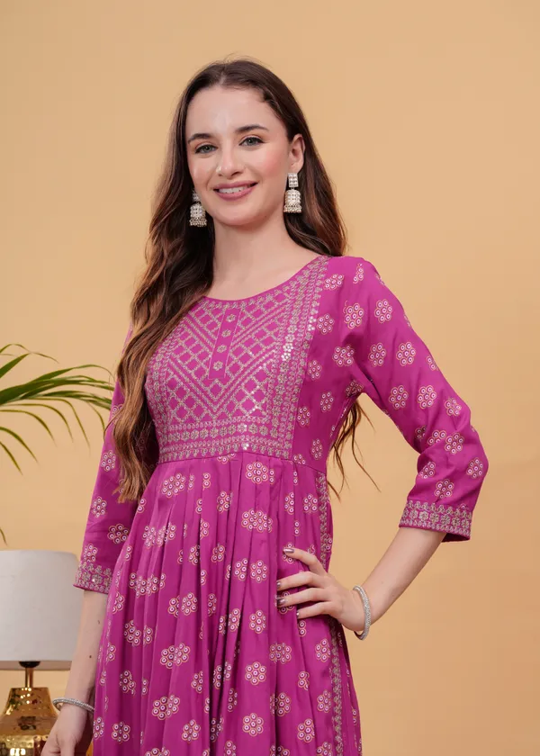 Pink_Ethnic_Motifs_Printed_Sequinned_Anarkali_Kurta_For_Women