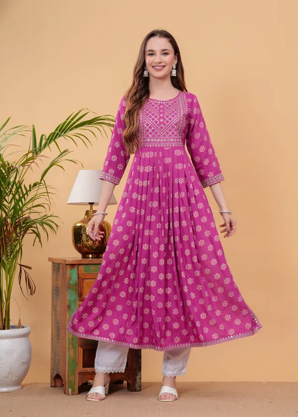 Pink_Ethnic_Motifs_Printed_Sequinned_Anarkali_Kurta_For_Women