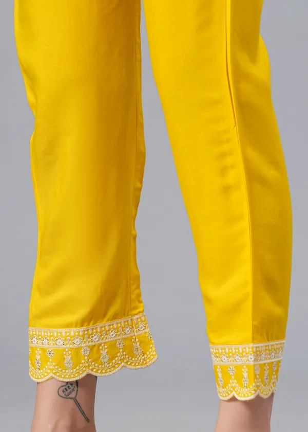 Yellow_Floral_Embroidered_Regular_Sequinned_Anarkali_Kurta_With_Palazzos_&_Dupatta_For_Women