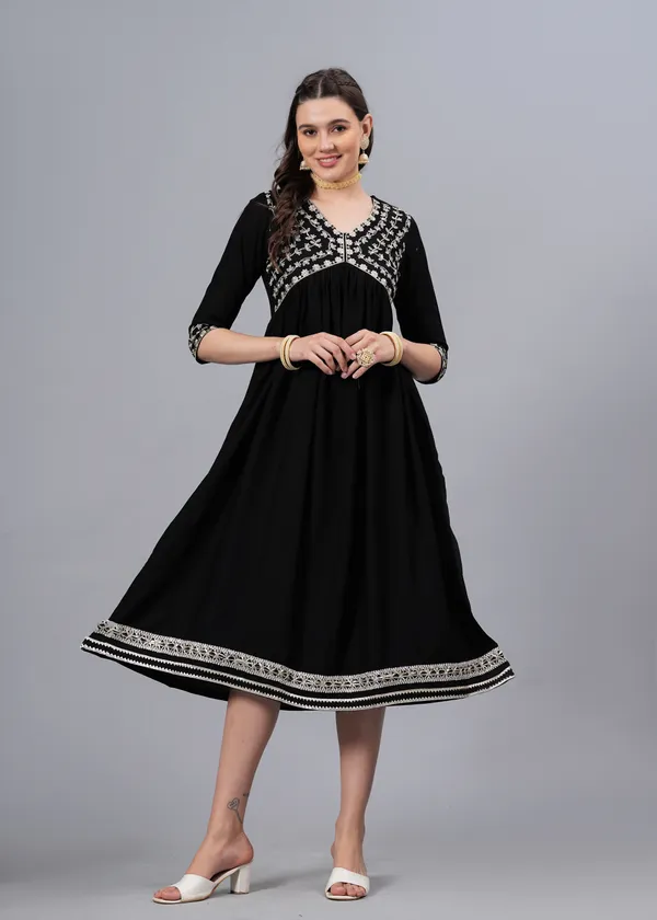 Black_Embroidery_Ethnic_Dress_For_Women