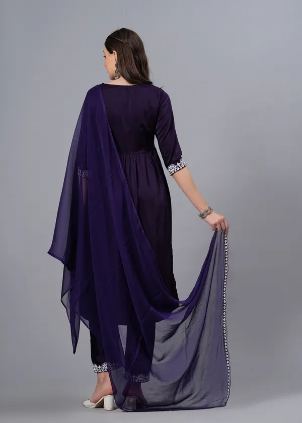 Purple_Ethnic_Motifs_Embroidered_Regular_Thread_Work_A-Line_Kurta_With_Palazzos_&_Dupatta_For_Women