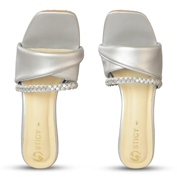 Silver_Synthetic_Sandal_For_Women_|_Premium_Product_for_everyday_use