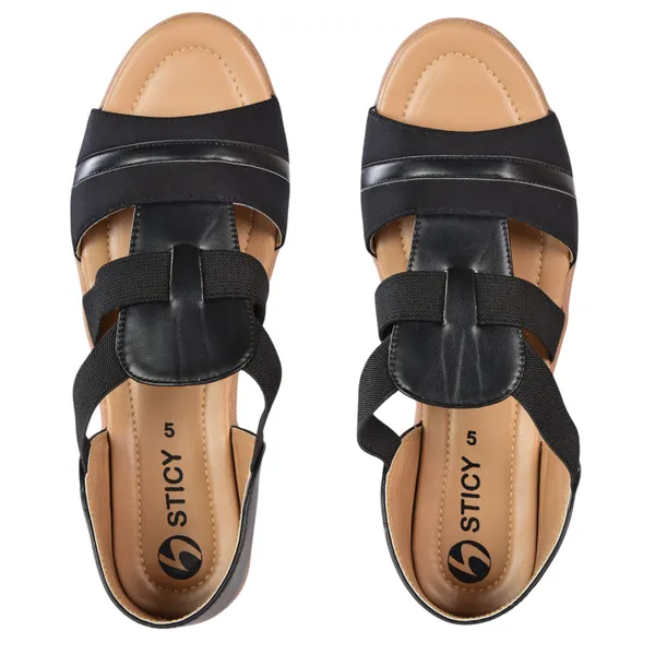 Black_Synthetic_Sandal_For_Women_|_Premium_Product_for_everyday_use