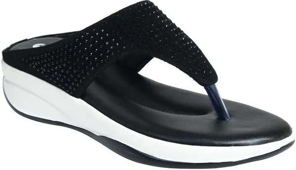 Black_Synthetic_Sandal_For_Women_|_Premium_Product_for_everyday_use