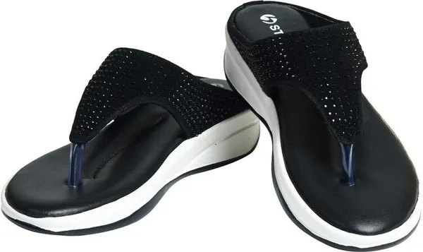 Black_Synthetic_Sandal_For_Women_|_Premium_Product_for_everyday_use
