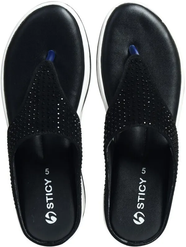 Black_Synthetic_Sandal_For_Women_|_Premium_Product_for_everyday_use
