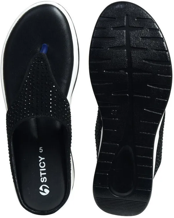Black_Synthetic_Sandal_For_Women_|_Premium_Product_for_everyday_use