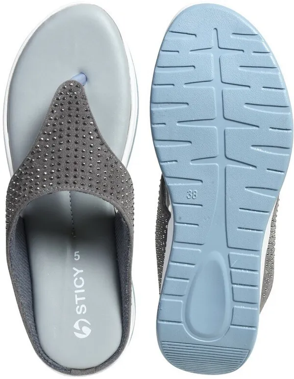 Grey_Synthetic_Sandal_For_Women_|_Premium_Product_for_everyday_use