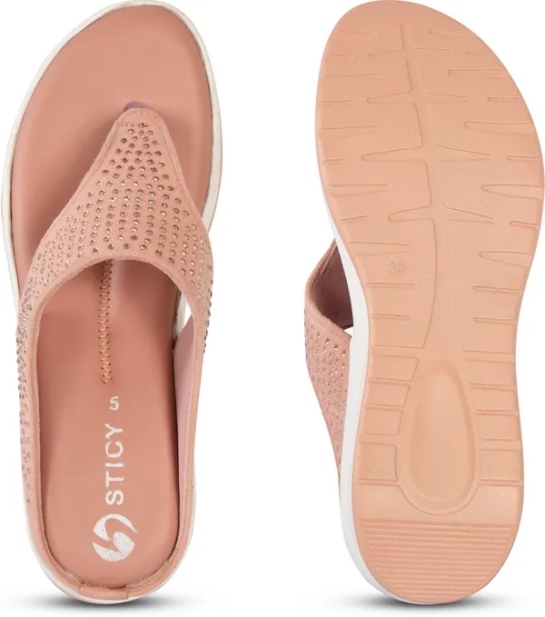 Pink_Synthetic_Sandal_For_Women_|_Premium_Product_for_everyday_use