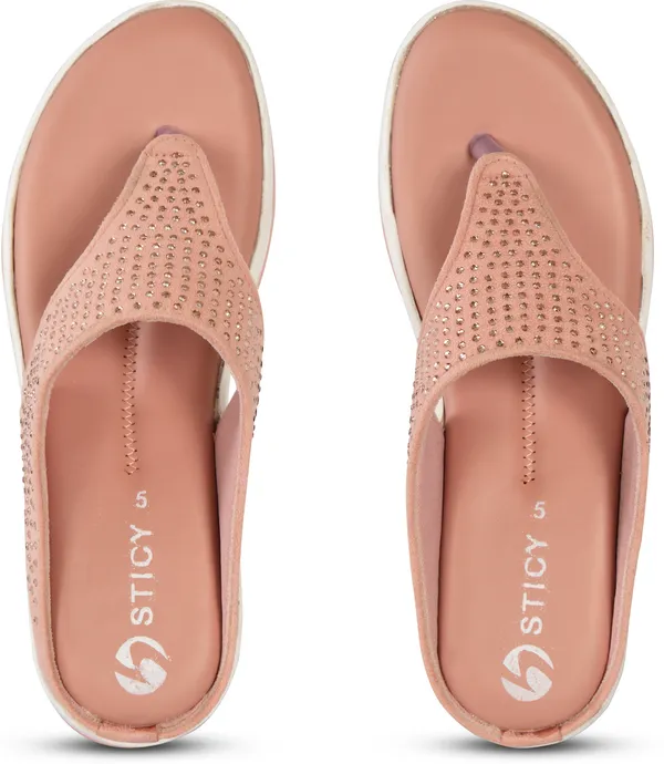 Pink_Synthetic_Sandal_For_Women_|_Premium_Product_for_everyday_use