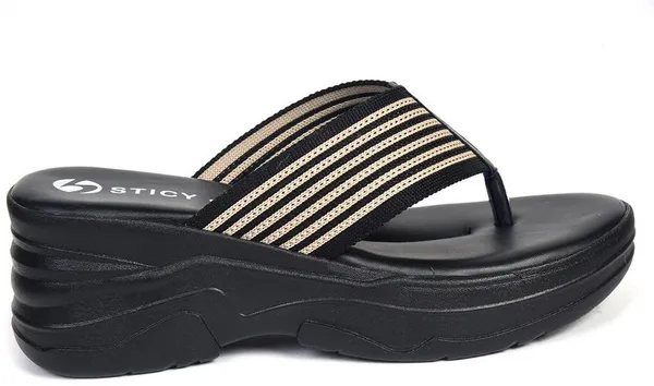 Black_Textile_Sandal_For_Women_|_Premium_Product_for_everyday_use