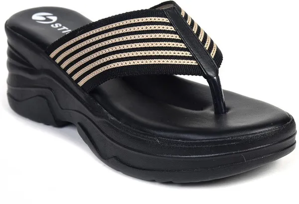 Black_Textile_Sandal_For_Women_|_Premium_Product_for_everyday_use