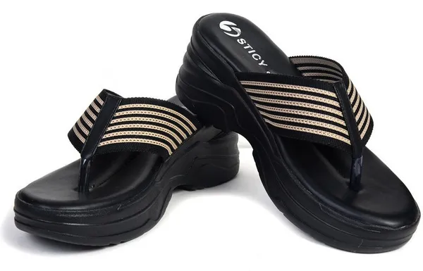Black_Textile_Sandal_For_Women_|_Premium_Product_for_everyday_use